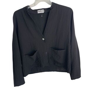 Black Button-Up Jacket